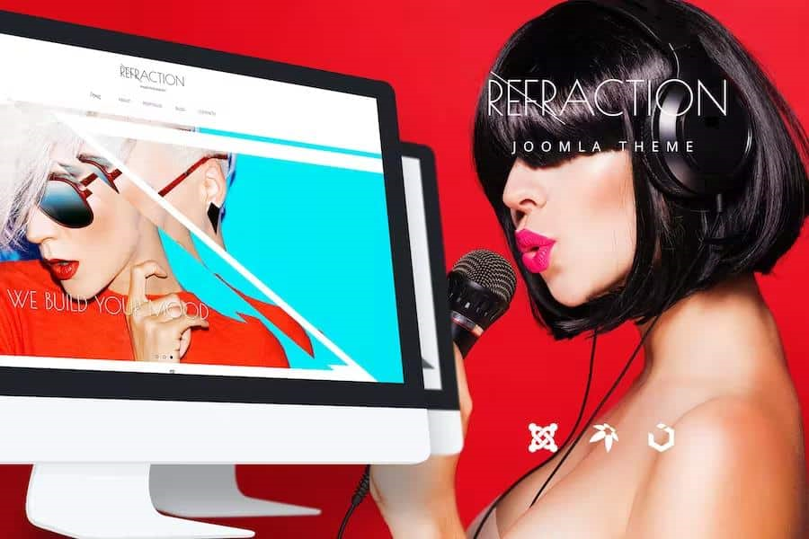 REFRACTION – CREATIVE AGENCY AND BLOG RESPONSIVE JOOMLA MULTIPURPOSE TEMPLATE WITH 4 DEMO